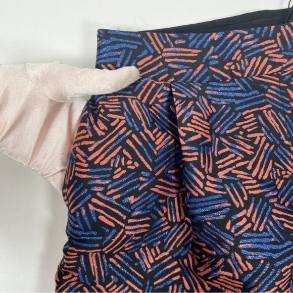 NWT MARKUS LUPFER UK🇬🇧Made Pleated Textured Pockets Shorts Shiny Print MEDIUM - Picture 9 of 13